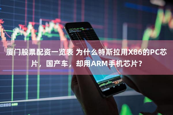厦门股票配资一览表 为什么特斯拉用X86的PC芯片，国产车，却用ARM手机芯片？